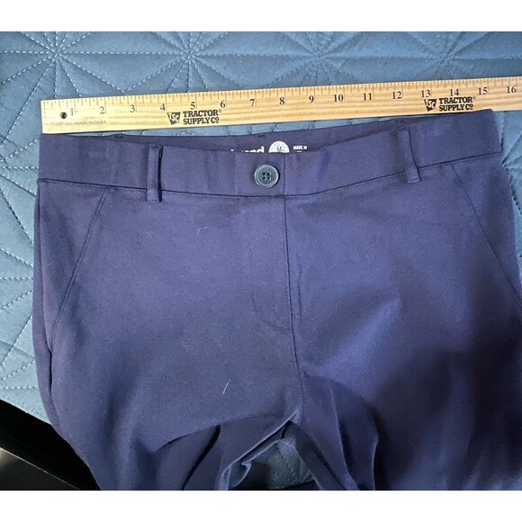 Betabrand Women's Navy‎ Straight-Leg Classic Dress Pant Yoga Pants Size MP - Picture 9 of 9